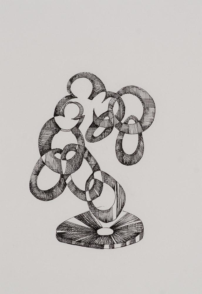 Schirdewahn, Susanne Playing. 2017. Federzeichnung auf (1 of 1)