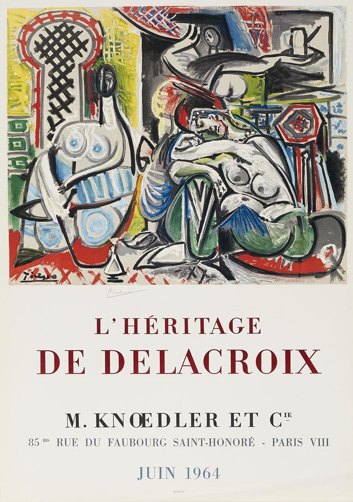Picasso nach, Pablo L´Heritage de Delacroix. Barnebys