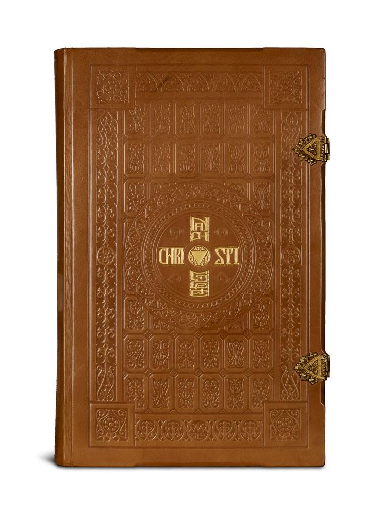 Thomas von Kempen Die vier Buecher von der Nachfolge: Jugendstil - Lechter, MelchiorThomas von KempenDie vier Buecher von der Nachfolge Christi. Mit Symbolen von Melchior Lechter. Berlin, Einhorn-Presse bei Otto von Holten, 1922. 327 S., 3 Bll. Folio. Br