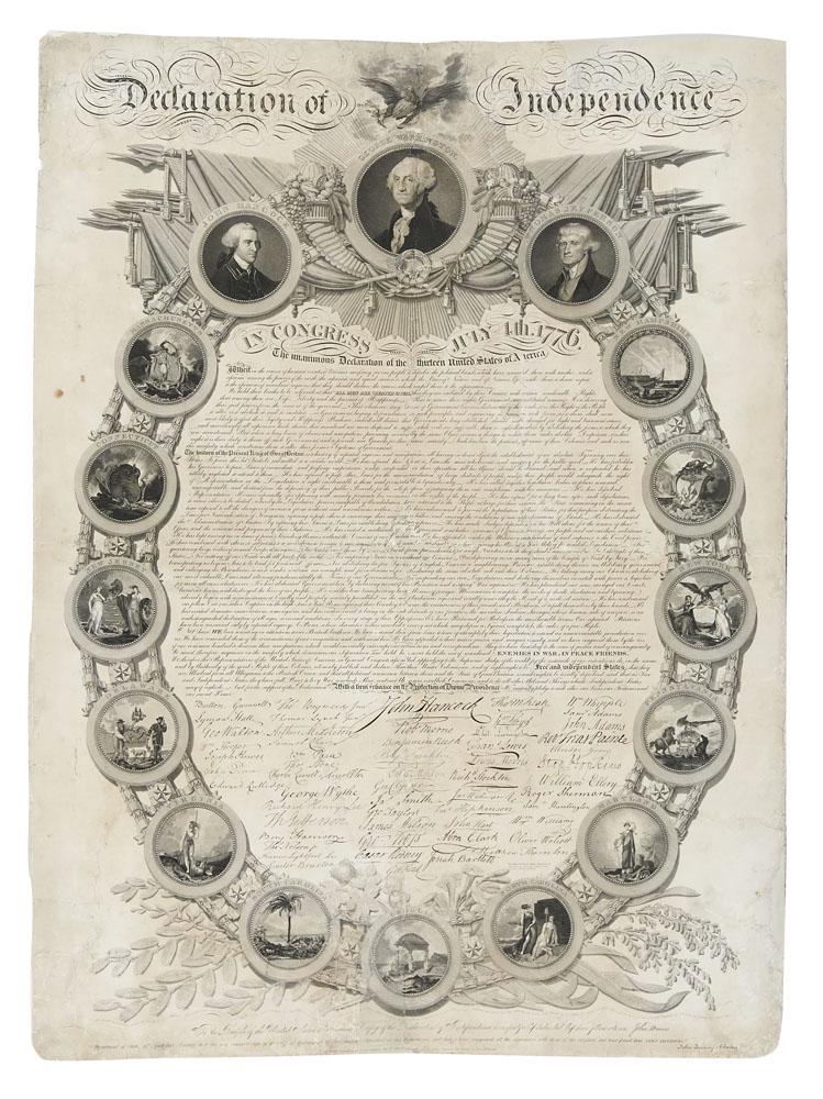 Binns, John Declaration of Independance. In Congress (1 of 1)