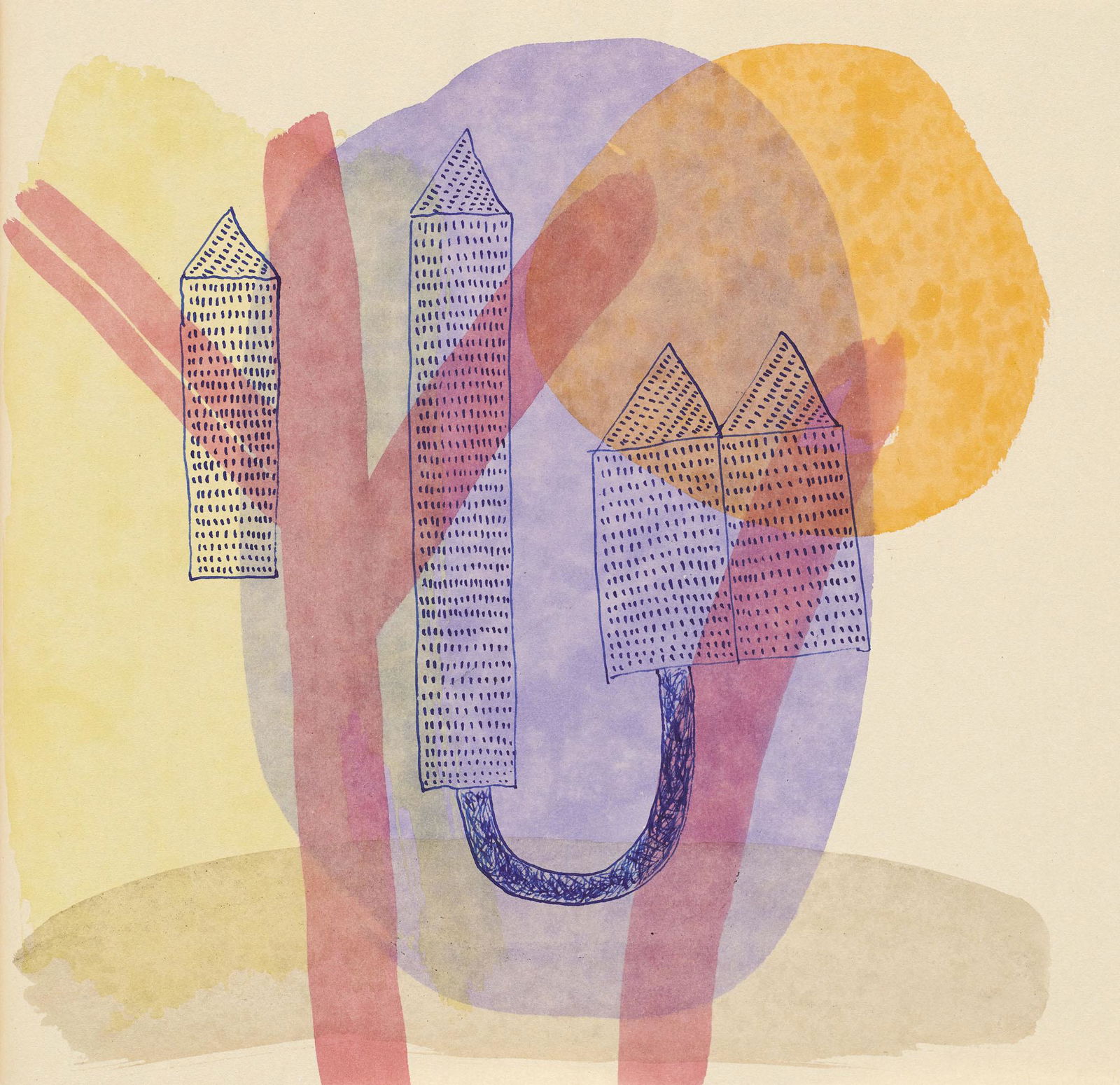 Guillermo Deisler Herbstwind. Konkrete Poesie & Bilder.: Künstlerbücher - Konkrete Poesie Deisler, Guillermo Herbstwind. Konkrete Poesie & Bilder. Unikatbuch mit 15 Originalaquarellen. Halle, Autor Edition, 1994. Format: 19 x 21 cm. Collagierter O