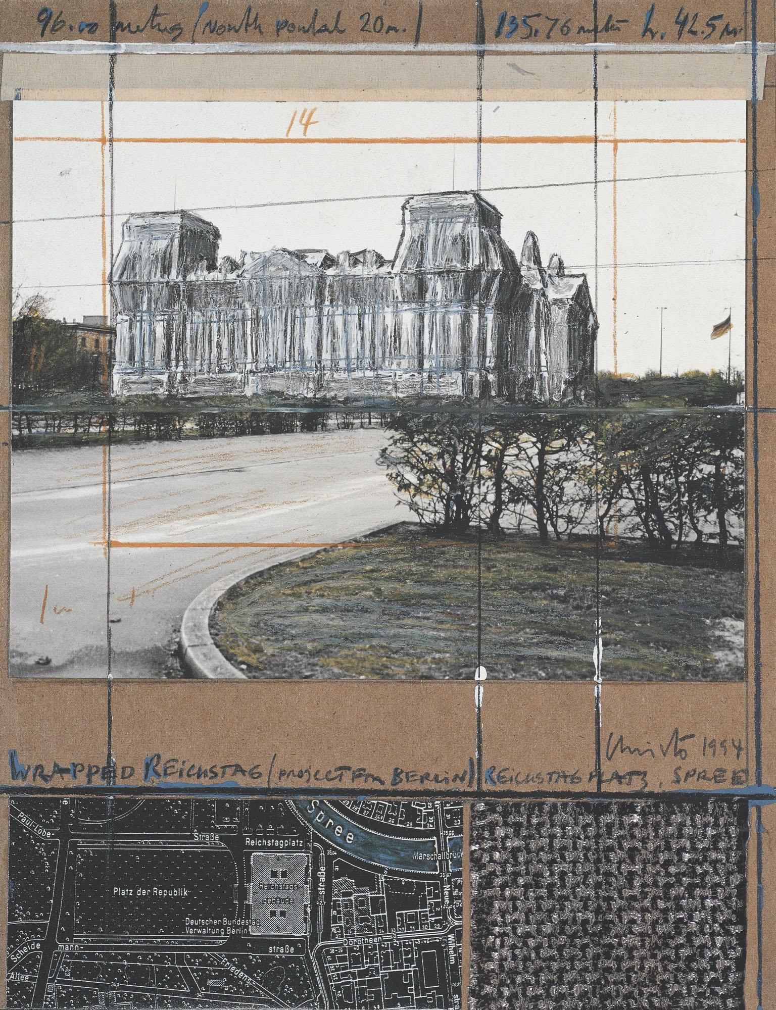 Christo (d. i. Chr. Javacheff) Wrapped Reichstag (1 of 1)