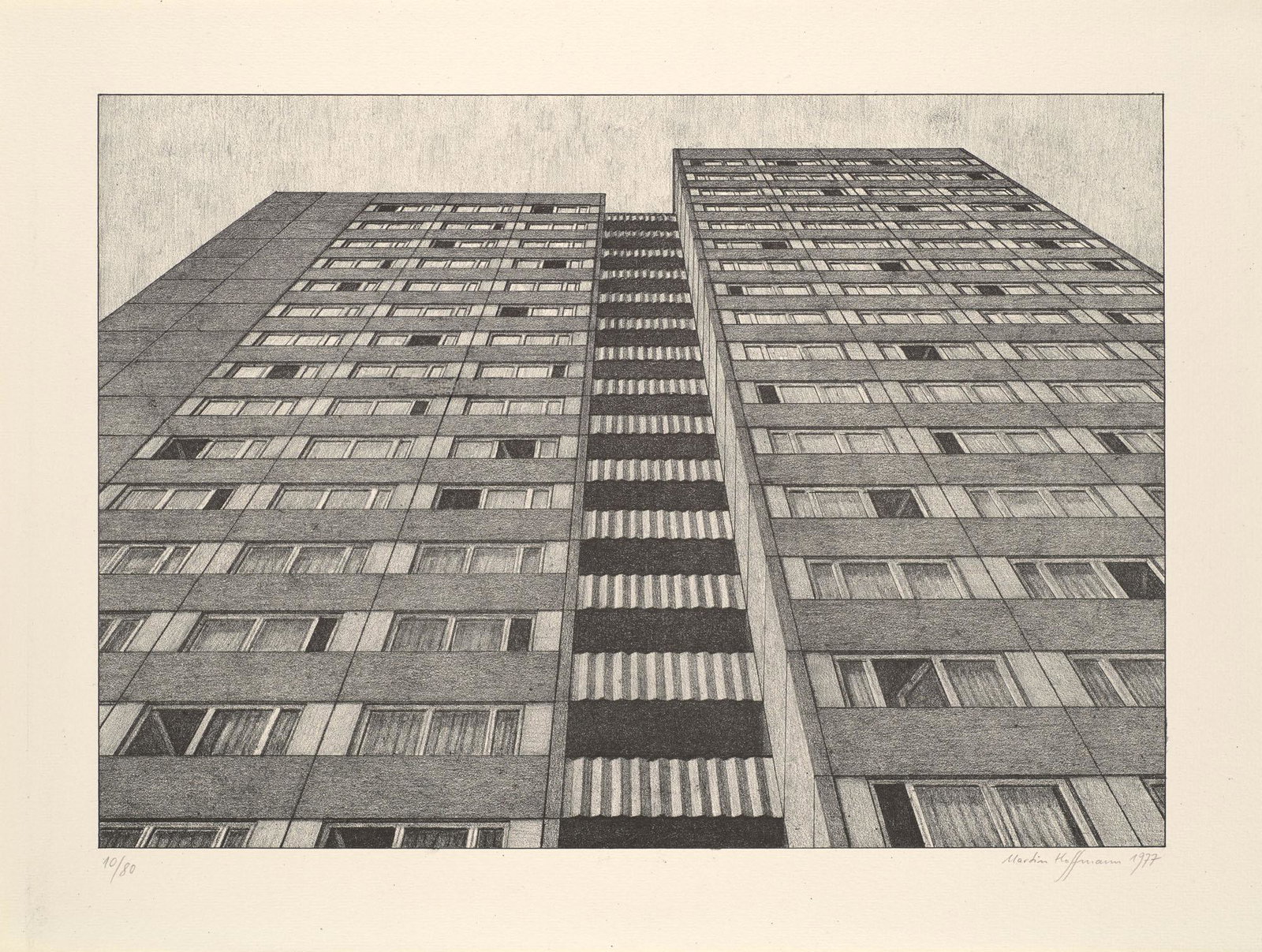 Fenster. Mappe mit 6 Original-Graphiken. Berlin, Kulturbund der DDR, 1978. Blattmaße je ca. 50 