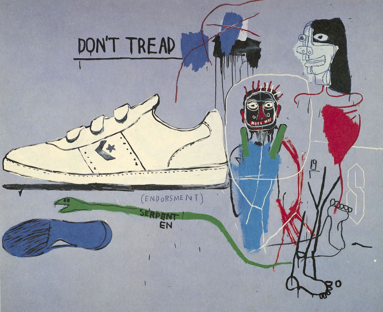 Collaborations: Andy Warhol, Jean-Michel Basquiat, 12 November 1988-21 January 1989. Mit einer (1 of 2)