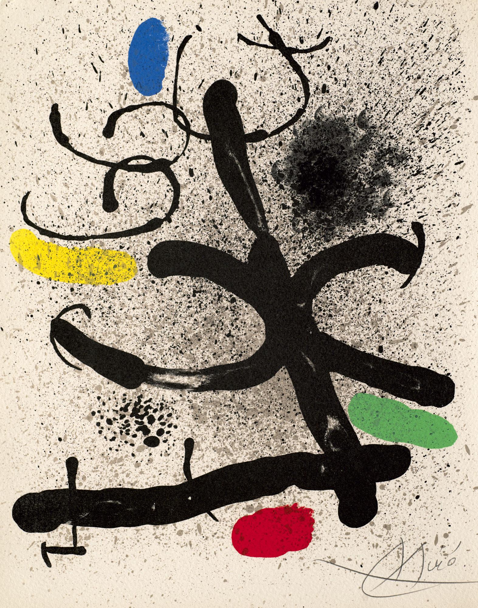 Denis, Phillipe Cahier d'ombres. Mit 3 signierten Originallithographien von Joan Miró. Paris, (1 of 3)