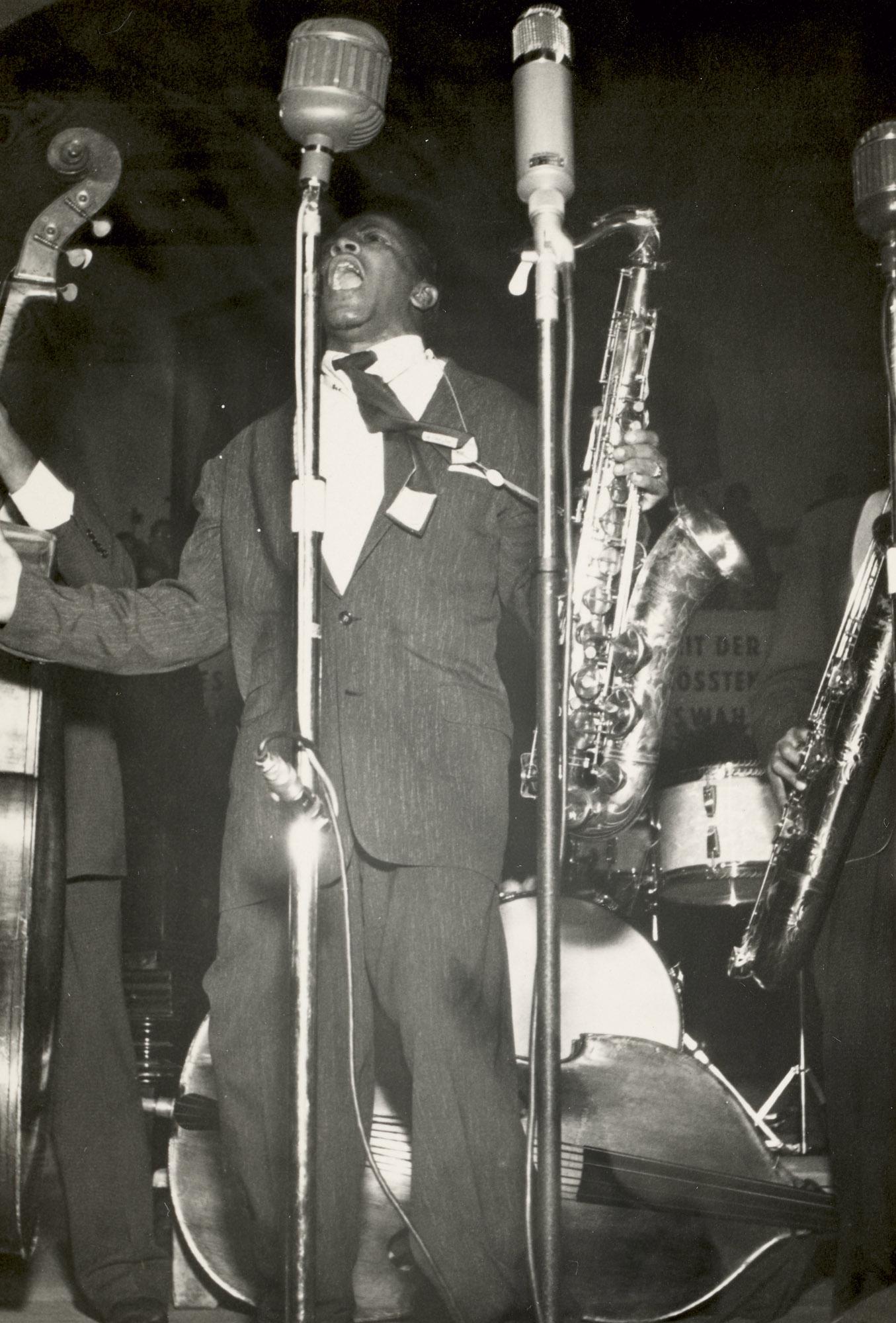 Sammlung von über 150 Original-Photographien aus der Jazz-Szene. Berlin, 1950er-Jahre. (1 of 2)