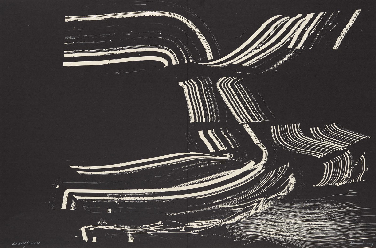 Hans Hartung Farandole. 1971. Lithographie auf leichtem Velinkarton. 49 x 74 cm. Signiert und rö (1 of 1)