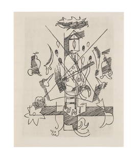 Albert Gleizes 20 Arbeiten aus: Pensées sur L`homme et dieu. 1950. Je Radierung auf: Classical ModernismKubismusAlbert Gleizes20 Arbeiten aus: Pensées sur L`homme et dieu. 1950. Je Radierung auf chamoisfarbenem Montval a la main (mit Wz). Blattmaße von 10,5 x 10,2 cm bis 32,