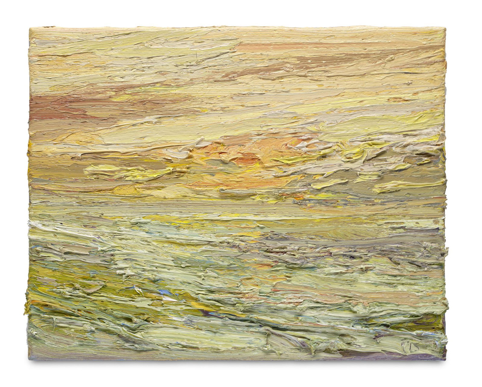 Ben Kamili Sylt, Wasser und Wolken XIV. 2015. Öl auf Leinwand. 40 x 50 cm. Verso signiert, mit (1 of 1)