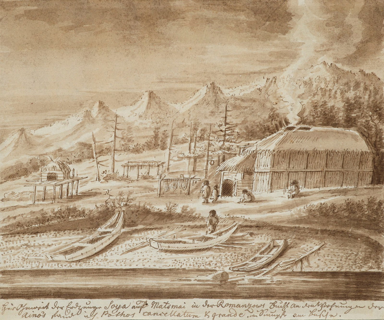 Tilesius Von Tilenau), (wilhelm Gottlieb Ainos In Ihrer Siedlung Am Kap