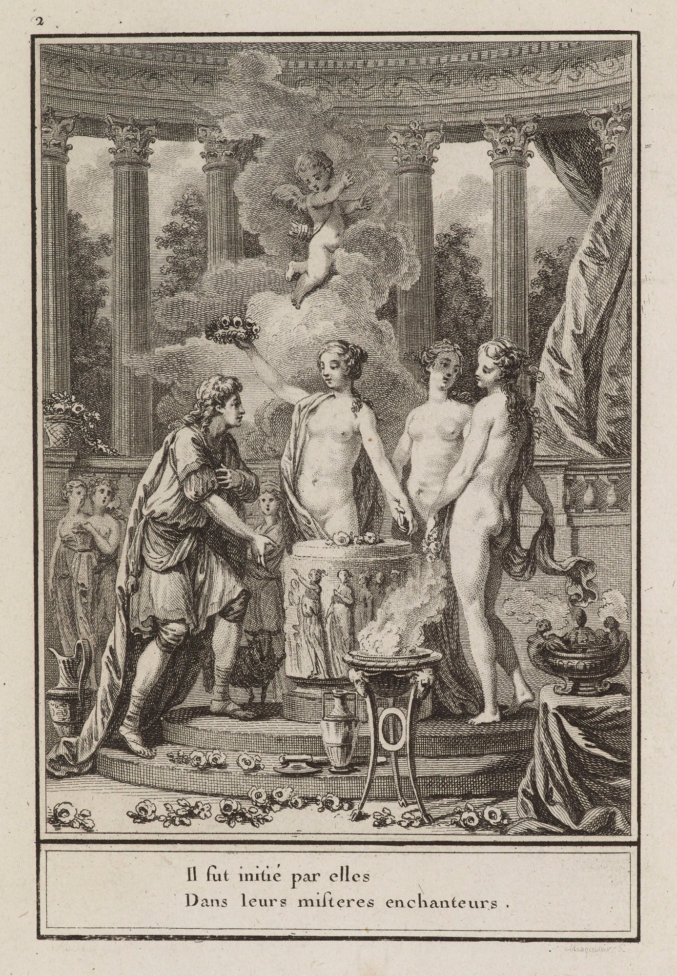 Laborde, Jean-Benjamin de Französisches Meisterwerk des 18. Jahrhunderts in prachtvollem: Frankreich Laborde, Jean-Benjamin de Französisches Meisterwerk des 18. Jahrhunderts in prachtvollem Einband. Choix de chansons mises en musique par M. de La Borde. Ornées d'estampes par J.M.