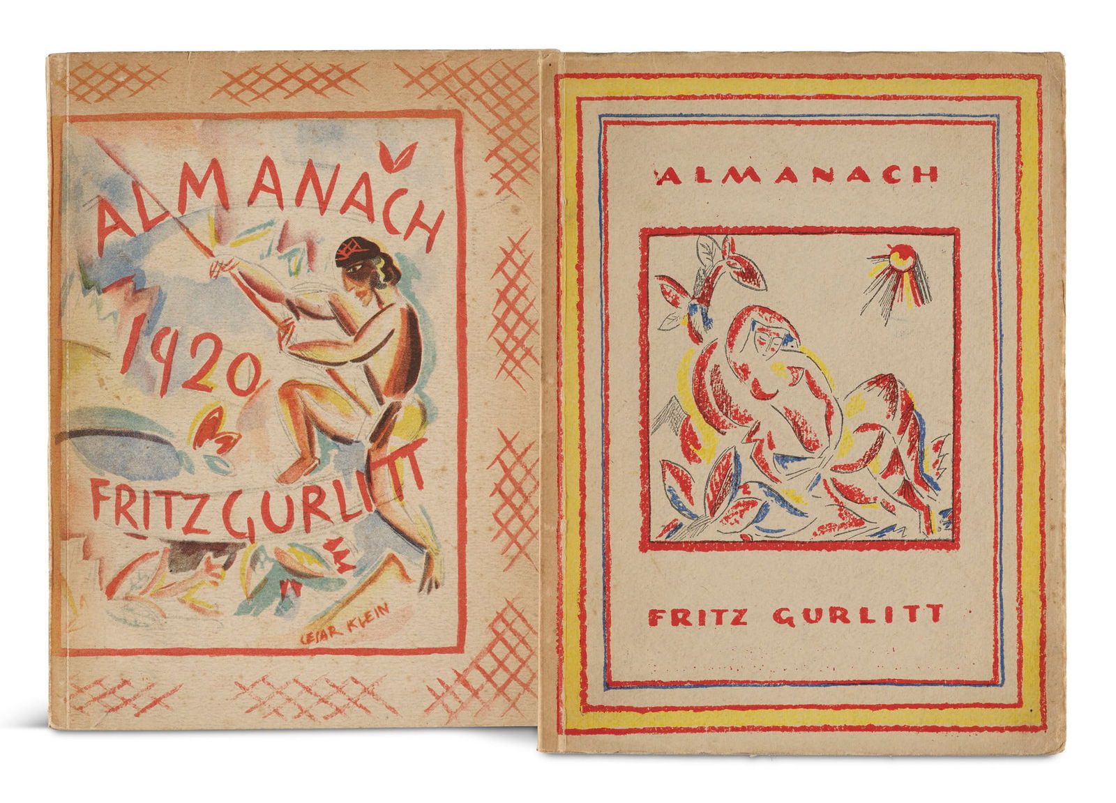 Gurlitt (Hrsg.), Fritz Almanach auf das Jahr 1920. Mit 3 Original-Graphiken von Max Pechstein und: Expressionismus Gurlitt (Hrsg.), Fritz Almanach auf das Jahr 1920. Mit 3 Original-Graphiken von Max Pechstein und Lovis Corinth sowie zahlreichen Abbildungen in Autotypie und Strichätzung. Berlin