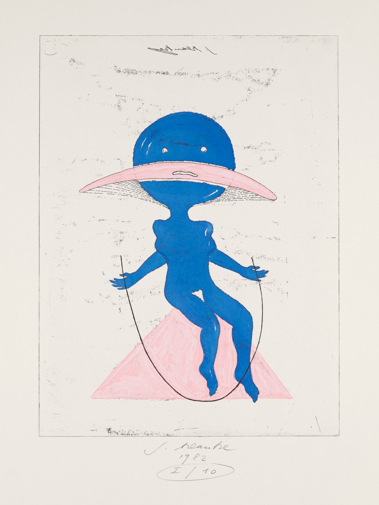 Klauke, Jürgen ...auf leisen Sohlen. Mit 4 Original-Radierungen (davon 3 handkoloriert) und (1 of 1)