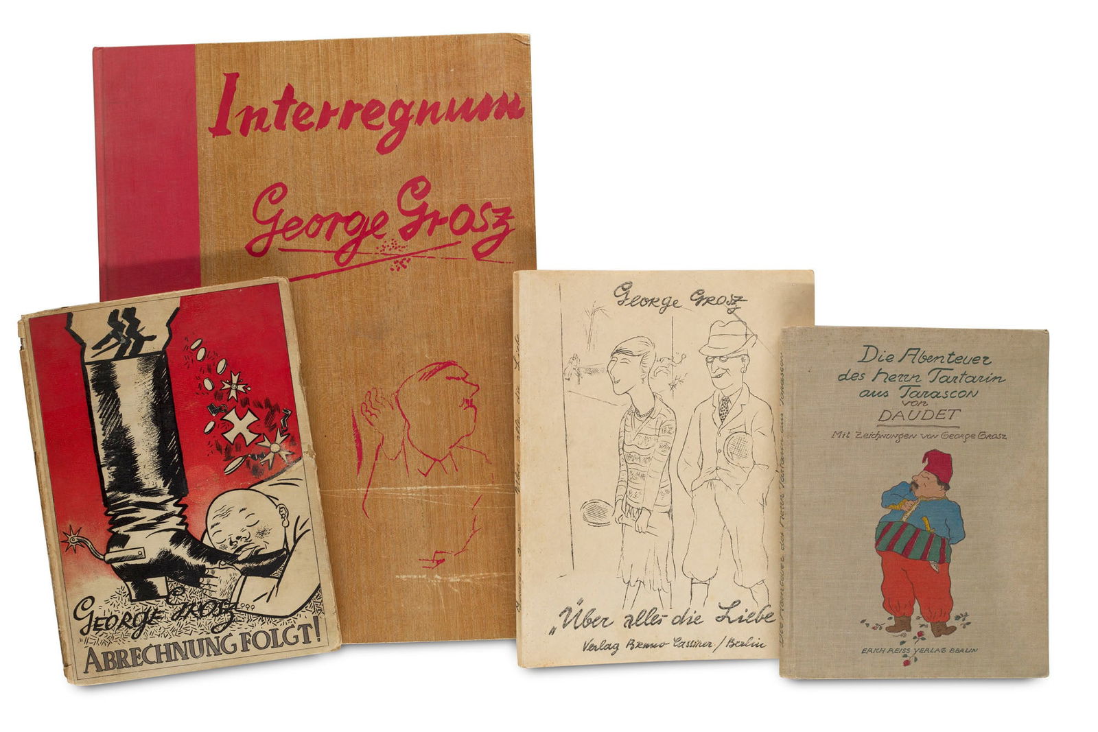 Grosz, George Sammlung von 5 Werken des Künstlers bzw. von Grosz illustrierte Publikation. Mit (1 of 1)