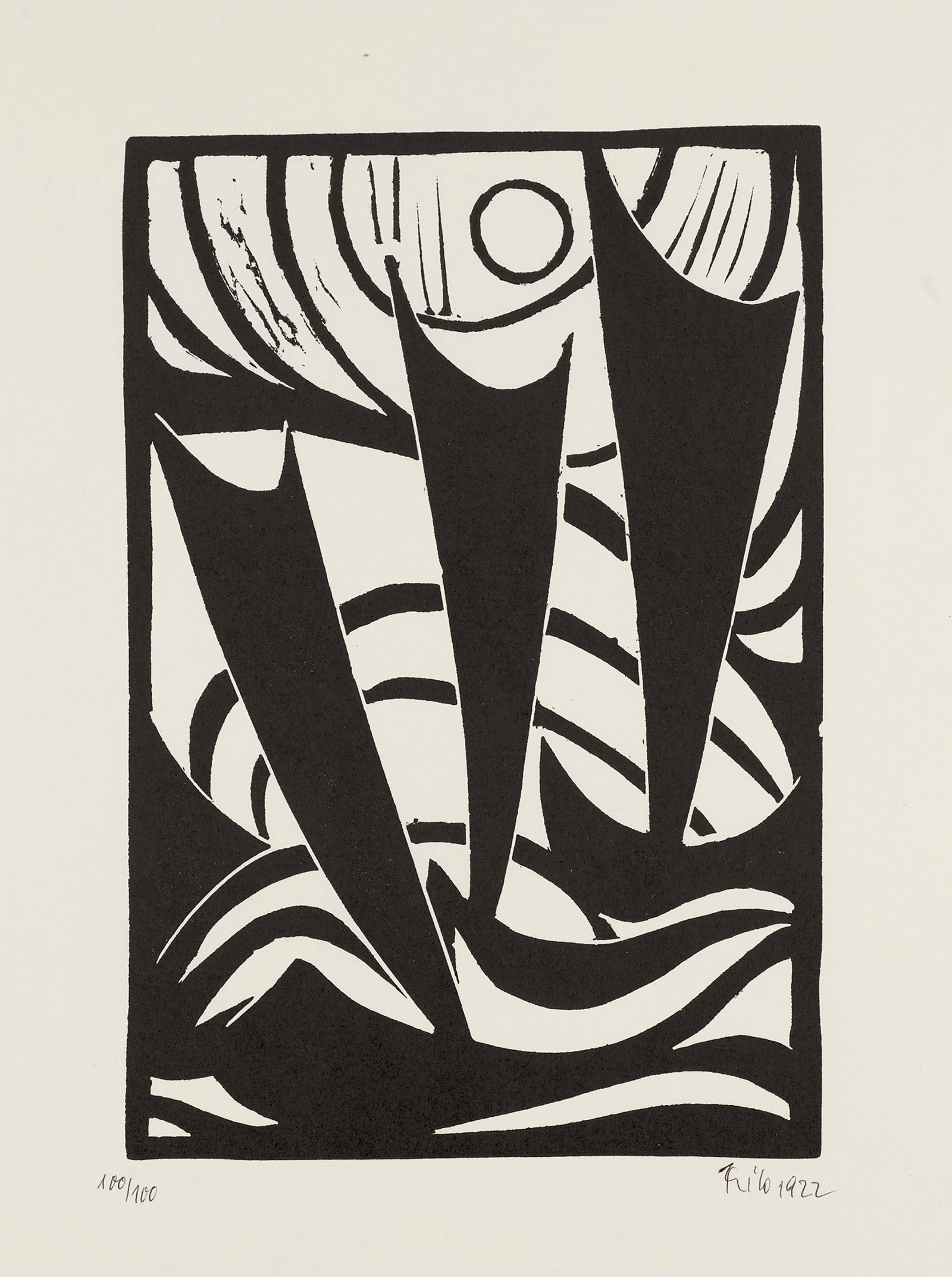 Maatsch, Thilo 6 Arbeiten. 1922-26/1973. In: Thilo Maatsch 6 signierte Holzschnitte 1922 - 1926. Je: Modern and Contemporary Art Deutsche Nachkriegsmoderne Maatsch, Thilo 6 Arbeiten. 1922-26/1973. In: Thilo Maatsch 6 signierte Holzschnitte 1922 - 1926. Je Holzschnitt auf leichtem Bütten. Blattma