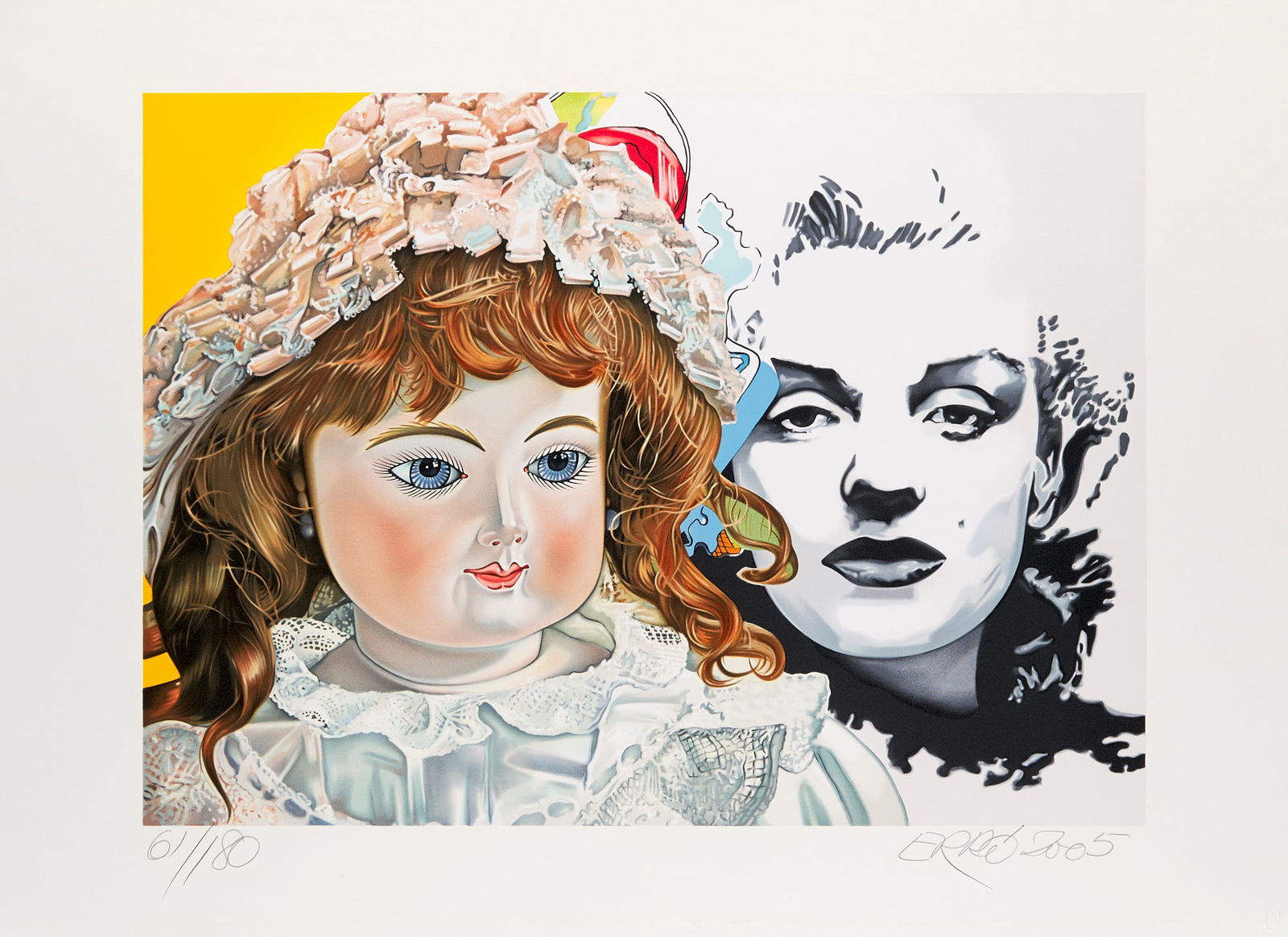 Erro (d. i. Gudmundur Gudmundsson) Marilyn. 2005. Lithograohie in Farbe auf festem Velin. 45 x 61 cm (1 of 1)