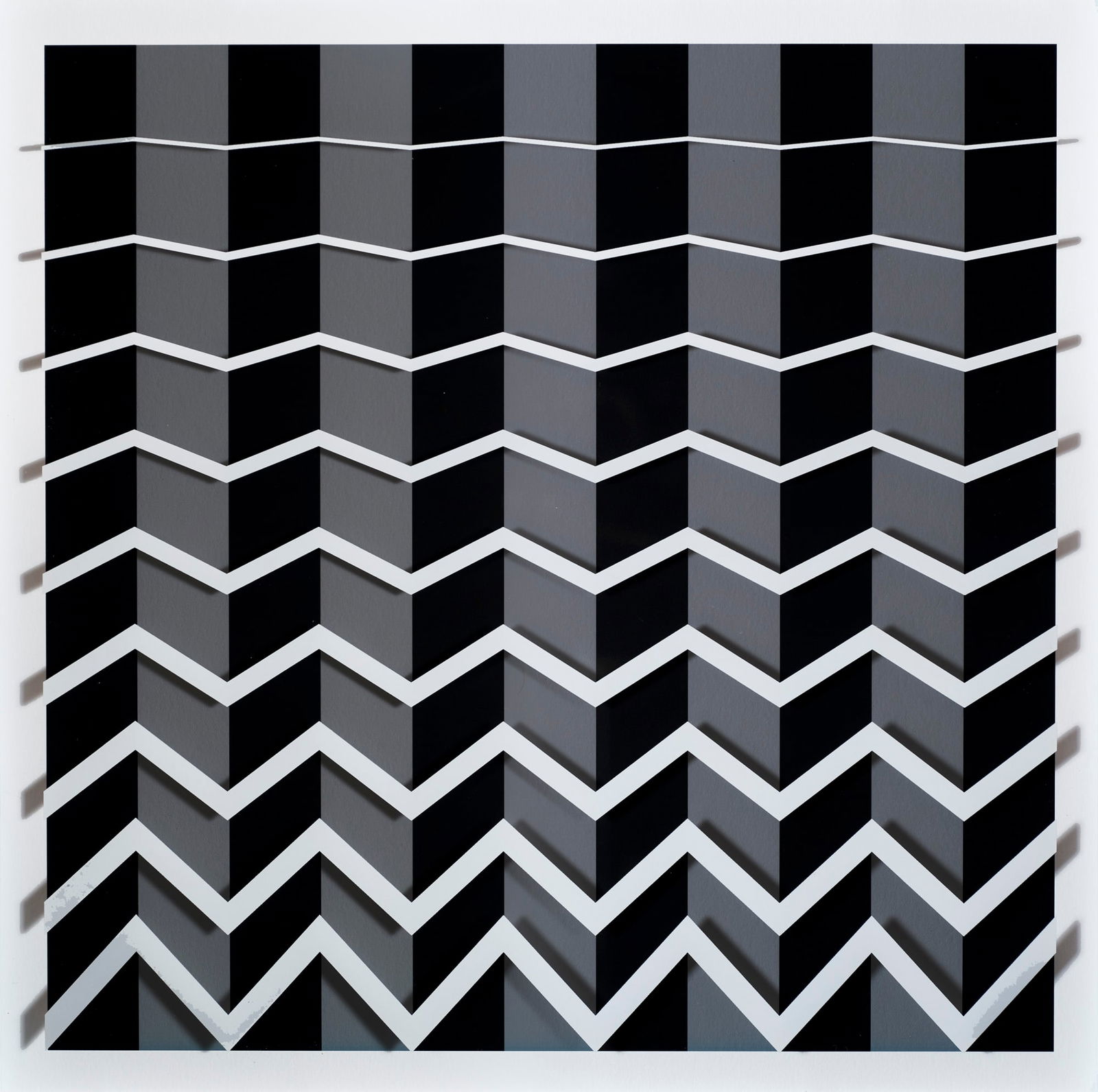 Morandini, Marcello Komposition 681. 2018. 3D Konstruktion aus Baumwollpapier und bedruckten (1 of 1)