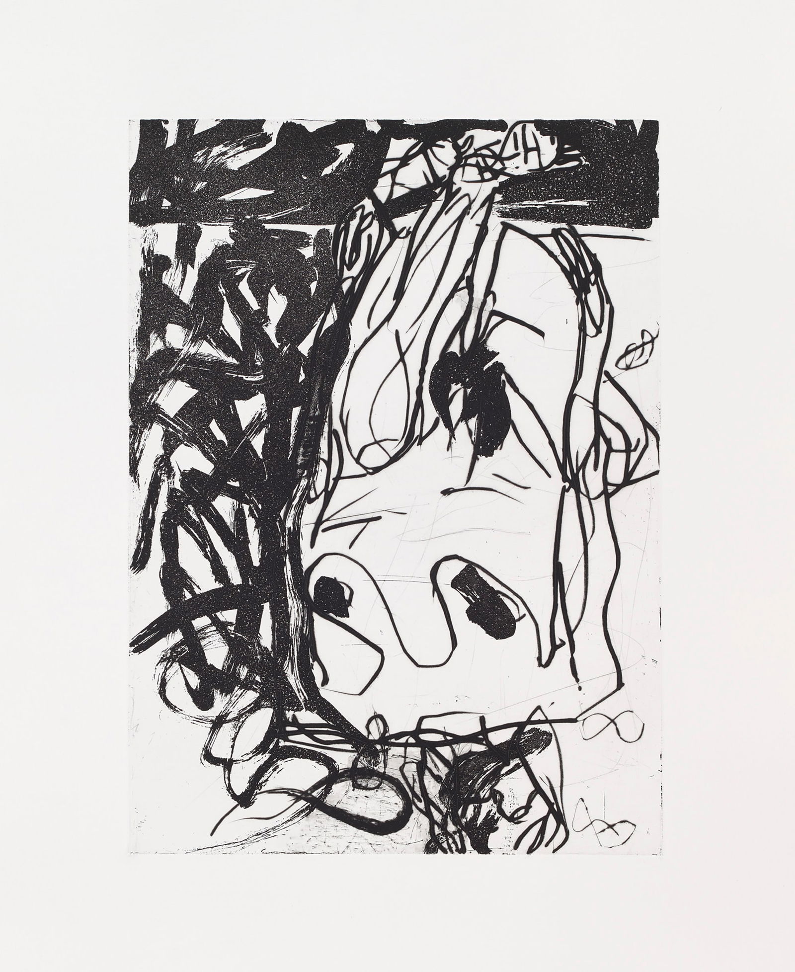 Baselitz, Georg Jaffa. 1995. Aquatintaradierung auf BFK Rives Velin (mit WZ). 41,8 x 30 cm (66,5 x (1 of 1)