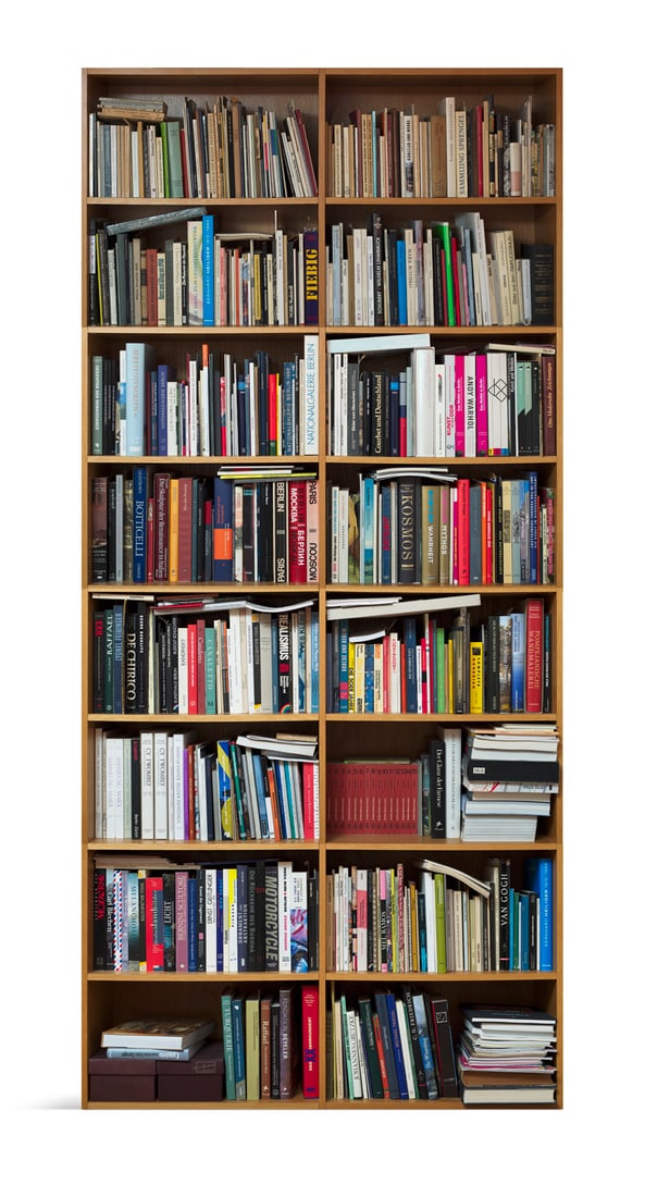 Sammlung von ca. 350 Werke zur Kunst.: Sammlung von ca. 350 Werke zur Kunst.Enthält Monographien, Werkverzeichnisse, Ausstellungs- und Sammlungskataloge etc., u.a. von bzw. über R. Geiger, J. Holzer, Mondrian, Rothko, Mel Ramos,