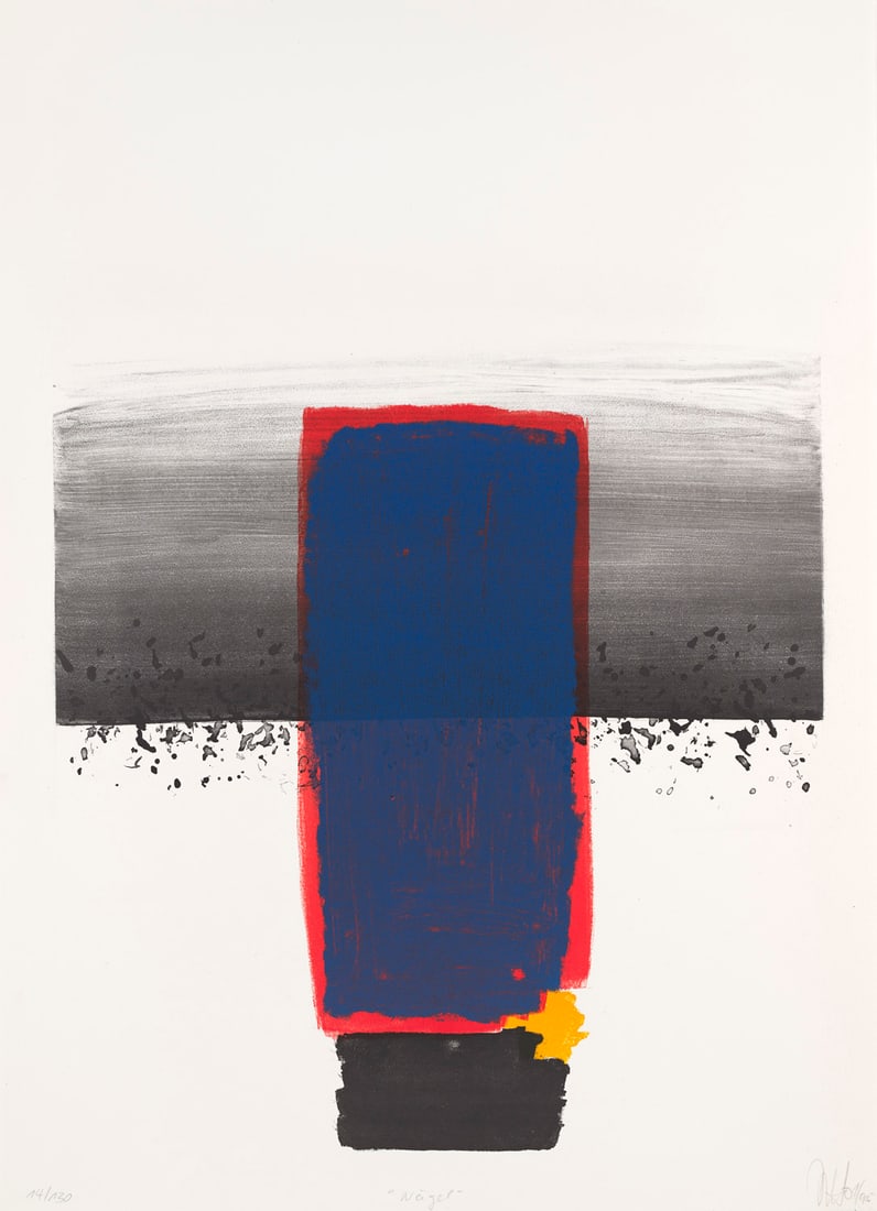 Ausländer, Rose 12 Lithographien zu 12 Gedichten von Rose Ausländer. Mit 12 signierten (1 of 1)