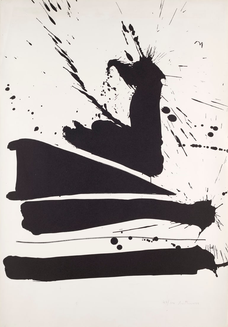 Robert Motherwell Automatism B. 1966. Lithographie auf Velin, 65 x 51 cm. Signiert und nummeriert. (1 of 1)