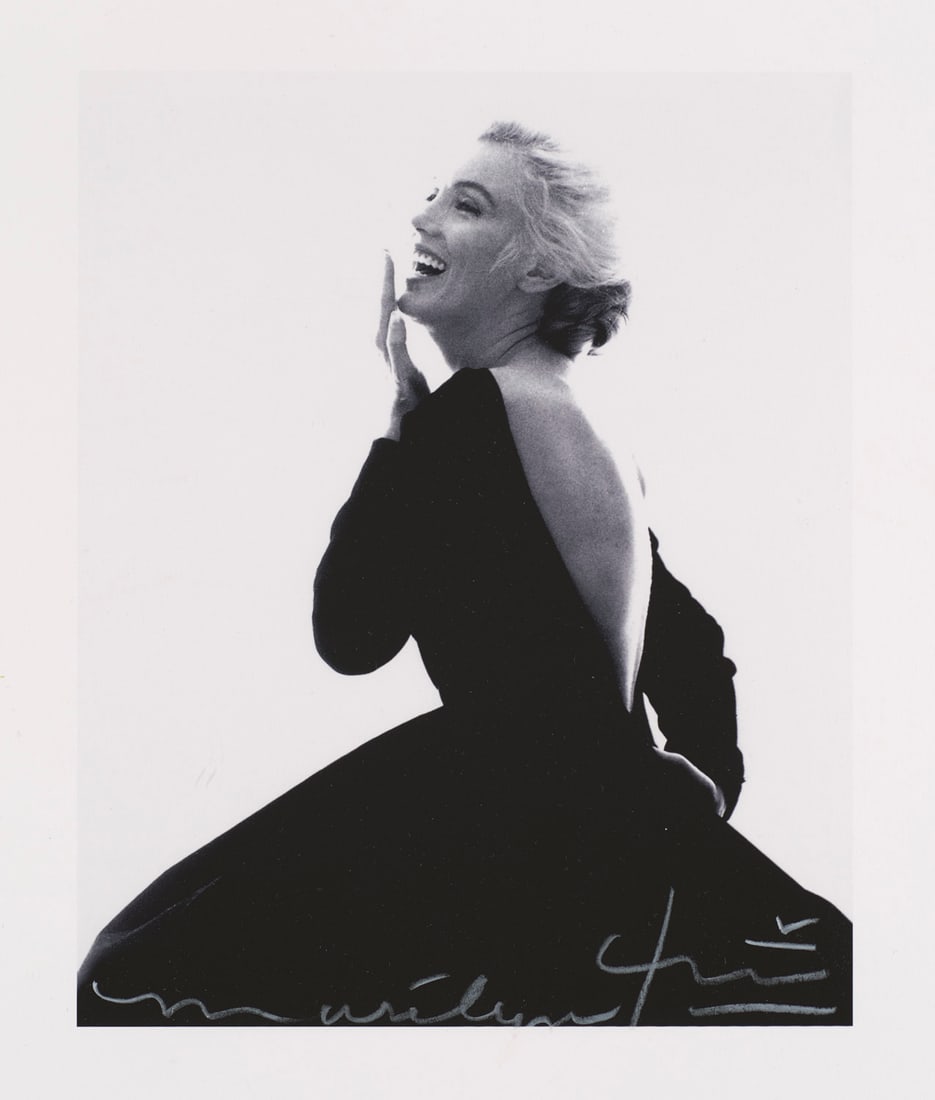 Bert Stern Marilyn im Dior Kleid. Späterer Abzug von 2011 nach der Photographie von 1962. (1 of 1)