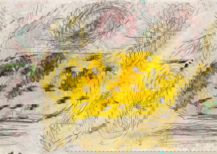 Norbert Prangenberg o.T. 1989. Mischtechnik mit Aquarell über Bleistift auf leichtem Velin.: Online Moderne und Zeitgenössische KunstPrangenberg, Norberto.T. 1989. Mischtechnik mit Aquarell über Bleistift auf leichtem Velin. 29,5 x 41,5 cm. Verso signiert, datiert und ortsbezeichnet sowie w