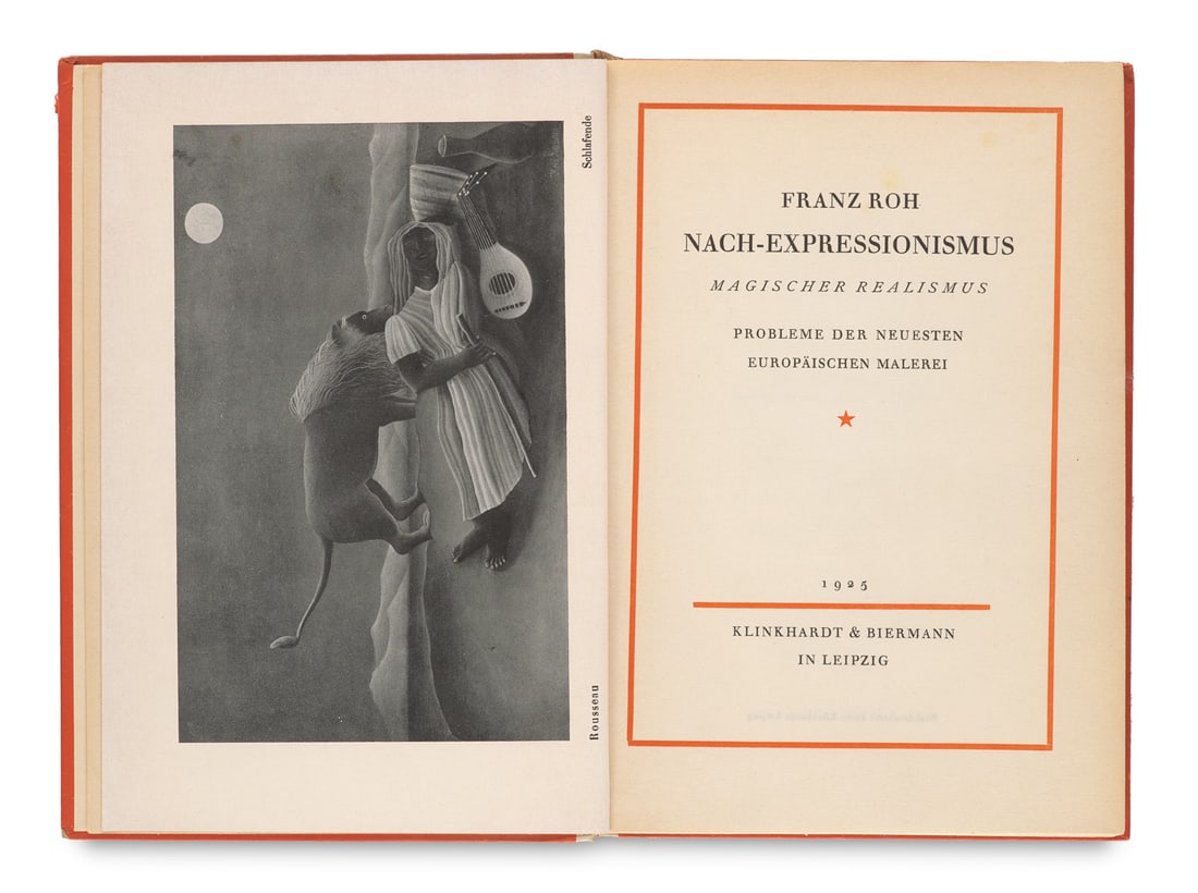 Franz Roh Nach-Expressionismus. Magischer Realismus. Probleme der neuesten europäischen: ExpressionismusRoh, FranzNach-Expressionismus. Magischer Realismus. Probleme der neuesten europäischen Malerei. Mit 92 Abb. Leipzig, Klinkhardt & Biermann, 1925. 4 Bll., 134 S. Gr-8°. OLwd.