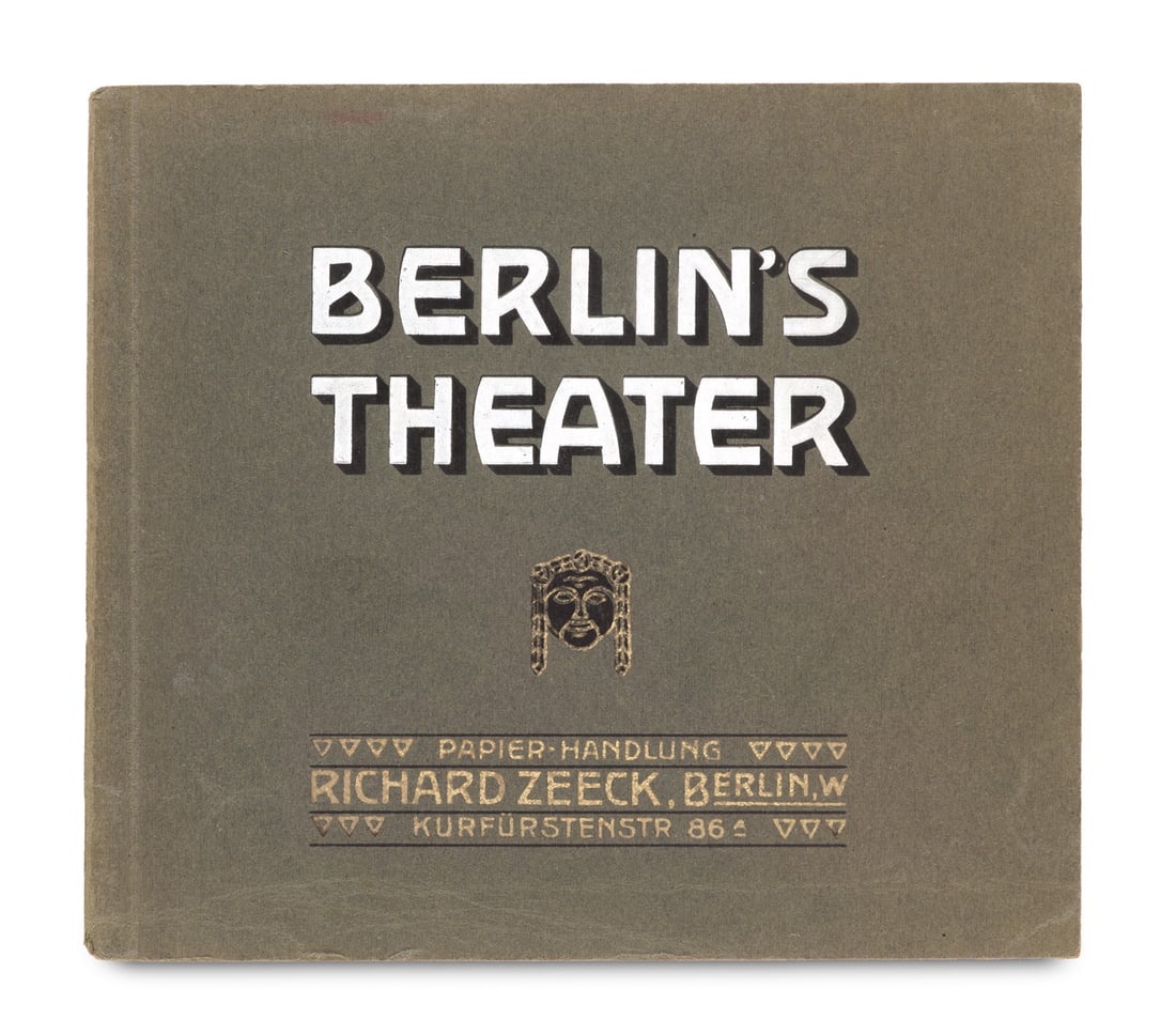 Richard Zeeck Theater-Pläne von Berlin (Deckeltitel: Berlin's Theater). Mit zahlreichen (1 of 1)
