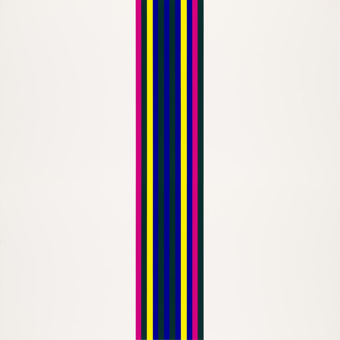 Richard Paul Lohse Vertikale. 1970. Farbserigraphie auf festem Schoellershammer Velinkarton. 70 x 14: Geometrical AbstractionRichard Paul LohseVertikale. 1970. Farbserigraphie auf festem Schoellershammer Velinkarton. 70 x 14 cm (70 x 70 cm). Verso in Bleistift signiert und nummeriert. - Die Ecken mini