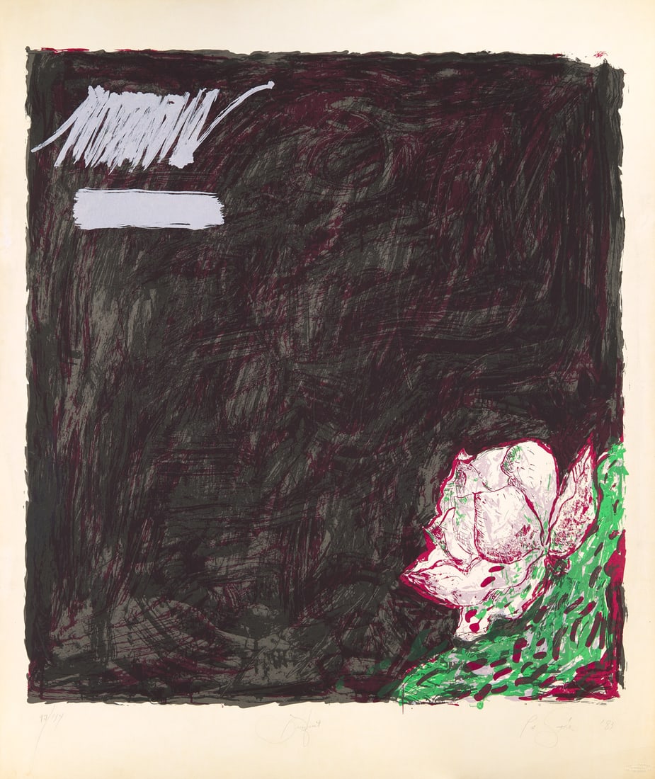 Pat Steir Breadfruit. 1983. Farblithographie auf leichtem Velinkarton. 85,5 x 81,5 cm (102,5 x 89 (1 of 1)