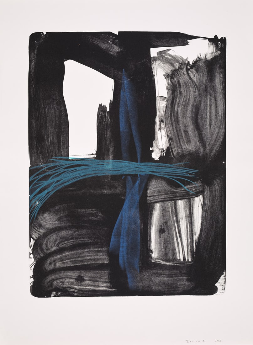 Jerry Zeniuk o.T. 2001. Farblithographie auf BFK Rives-Velin (m.Wz.). 64 x 47,8 cm (84,5 x 63 cm). (1 of 1)