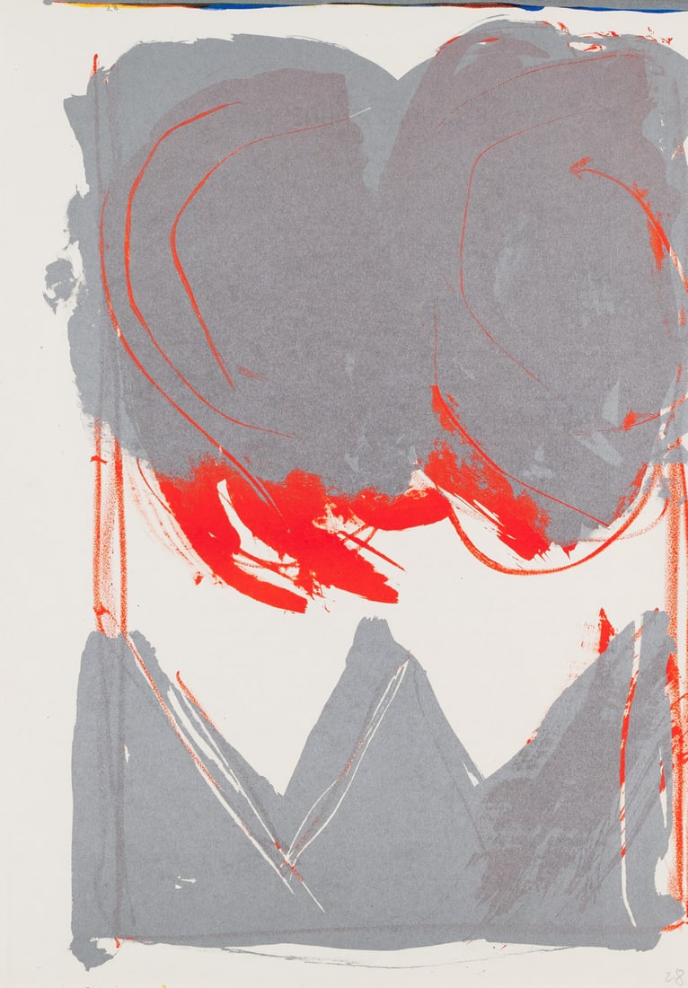 Kimber Smith 2 Arbeiten. Aus: 1 cent life. 1964. Je Lithographie in Farbe auf Velin. Blattmaße: Online - Modern and Contemporary ArtKimber Smith2 Arbeiten. Aus: 1 cent life. 1964. Je Lithographie in Farbe auf Velin. Blattmaße je 41 x 28,3 cm. Je im Rand umlaufend unter Passepartout montiert