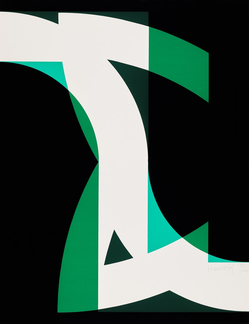 Gottfried Honegger o.T. (Geometrische Komposition), aus: Graphikmappe Schweizerischer Kunstverein.: Online - Modern and Contemporary ArtGottfried Honeggero.T. (Geometrische Komposition), aus: Graphikmappe Schweizerischer Kunstverein. Um 1970. Farbserigraphie auf leichtem Velinkarton. 64,8 x 49,8 cm.