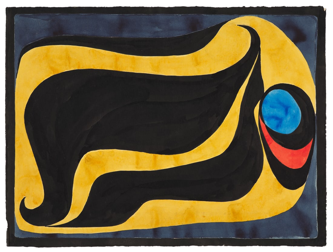 Thilo Maatsch o.T. (Abstrakte Komposition). 1968. Tusche und Aquarell über Bleistift auf Velin.: Online - Modern and Contemporary ArtThilo Maatscho.T. (Abstrakte Komposition). 1968. Tusche und Aquarell über Bleistift auf Velin. 56 x 41,5 cm. Verso signiert, datiert "9.3.68", mit dem Kün