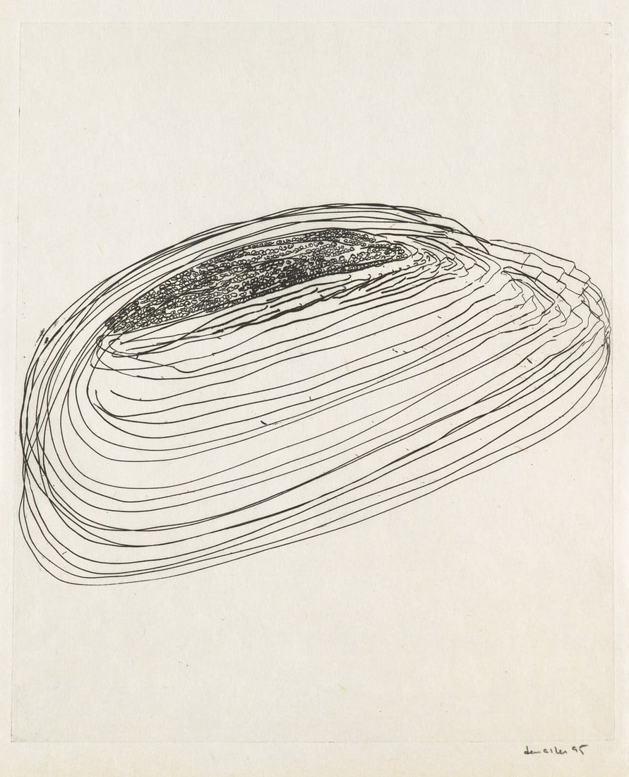 Dan Asher 6 Arbeiten, aus: A Hope Spring's Eternal. 1995. Je Radierung auf hauchdünnem (1 of 2)