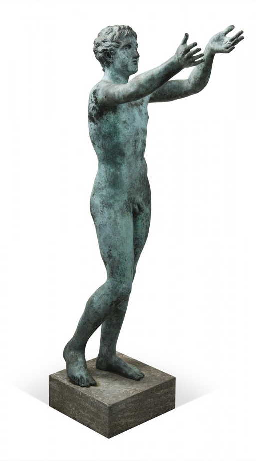 Greek statue - Praying boy. Between 1820 and 1835