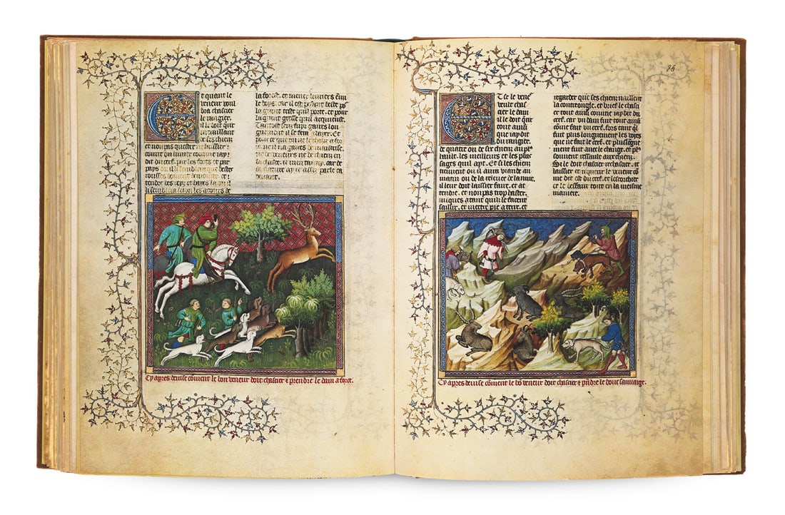 Gaston Phoebus. Le Livre del la Chasse. Faksimile der Handschrift MF 616 der Bibliothèque (1 of 2)