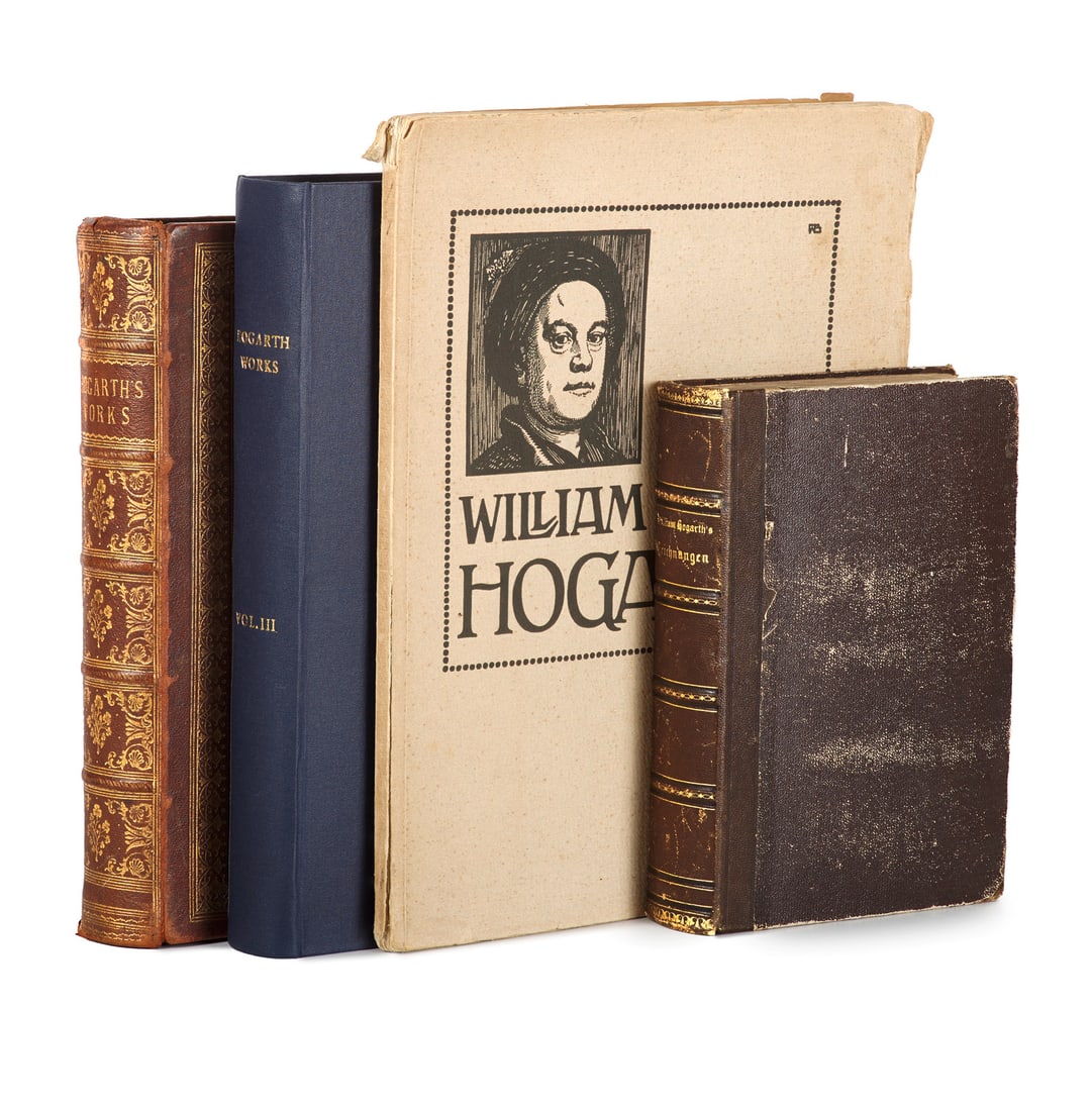 Georg Christoph Lichtenberg Sammlung von 4 Werken zu William Hogarth.: Lichtenberg, Georg ChristophSammlung von 4 Werken zu William Hogarth.Enthält: William Hogarth's Zeichnungen. Nach den Originalen in Stahl gestochen. Mit zahlreichen Tafeln und einem Frontispiz. 2