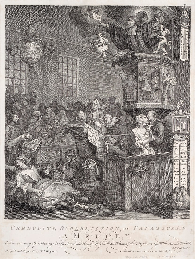 William Hogarth Sammlung von 3 Kupferstichen von William Hogarth. Kupferstiche auf Velin. Lose unter: Hogarth, WilliamSammlung von 3 Kupferstichen von William Hogarth. Kupferstiche auf Velin. Lose unter Passepartout montiert.Enthält: A Midnight Modern Conversation. 1733. Kupferstich auf Velin. 35