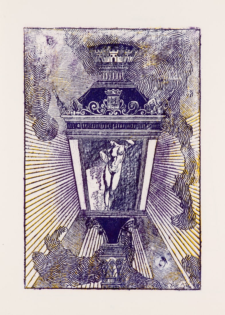 Ernst, Max 34 (25 ganzs.) Original-Farblithographien von Max Ernst. In: La Ballade du Soldat. Vence,: Ernst, Max 34 (25 ganzs.) Original-Farblithographien von Max Ernst. In: La Ballade du Soldat. Vence, Pierre Chave, 1972. 95 S. (26 Doppelbll.), 2 Bll. Folio. Illustr. OUmschlag in OLwd.-Chemise in OLw