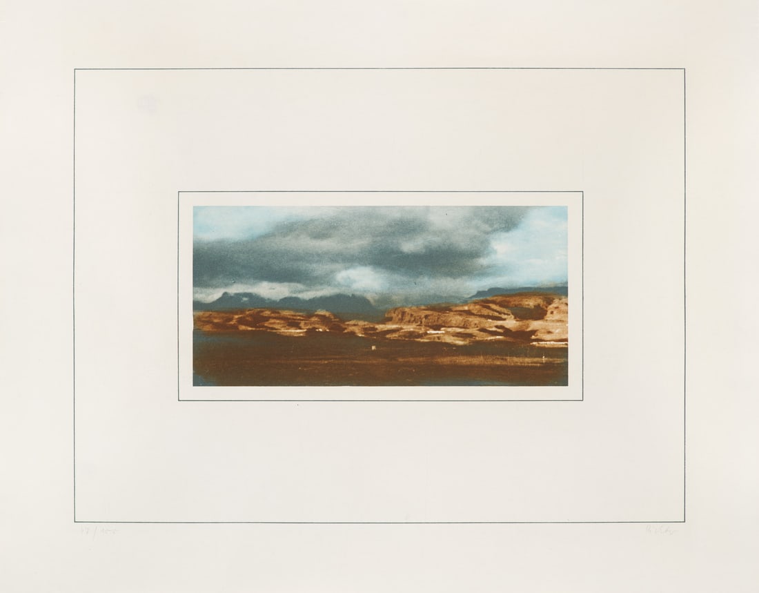 Richter, Gerhard Kanarische Landschaften I. 1971. Heliogravure auf Velin. 15,5 x 23 cm (39,5 x 50 (1 of 1)