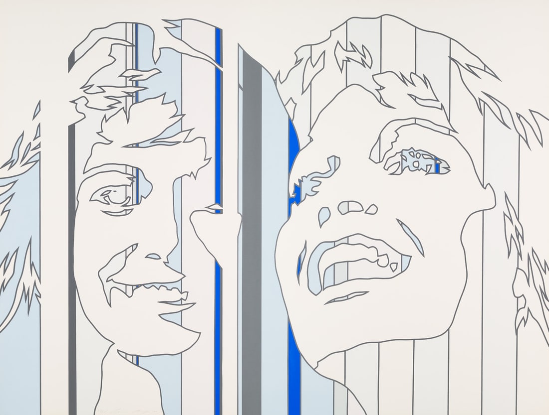 Berges, Werner Sisterly. 1971. Farbserigraphie auf Chromolux-Velin. 60 x 80 cm. Signiert und: Berges, Werner Sisterly. 1971. Farbserigraphie auf Chromolux-Velin. 60 x 80 cm. Signiert und nummeriert. - Ecken teils minimal gestaucht, Kanten blass gebräunt und mit punktuellen, kaum sichtbare