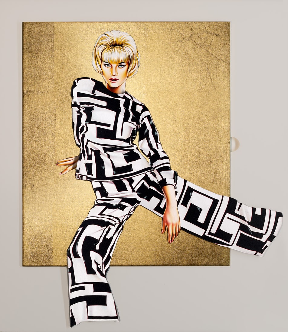 Ramos, Mel Golden Pucci Pants. 2015. Farblithographie auf Canson Edition Papier, auf Karton (1 of 1)