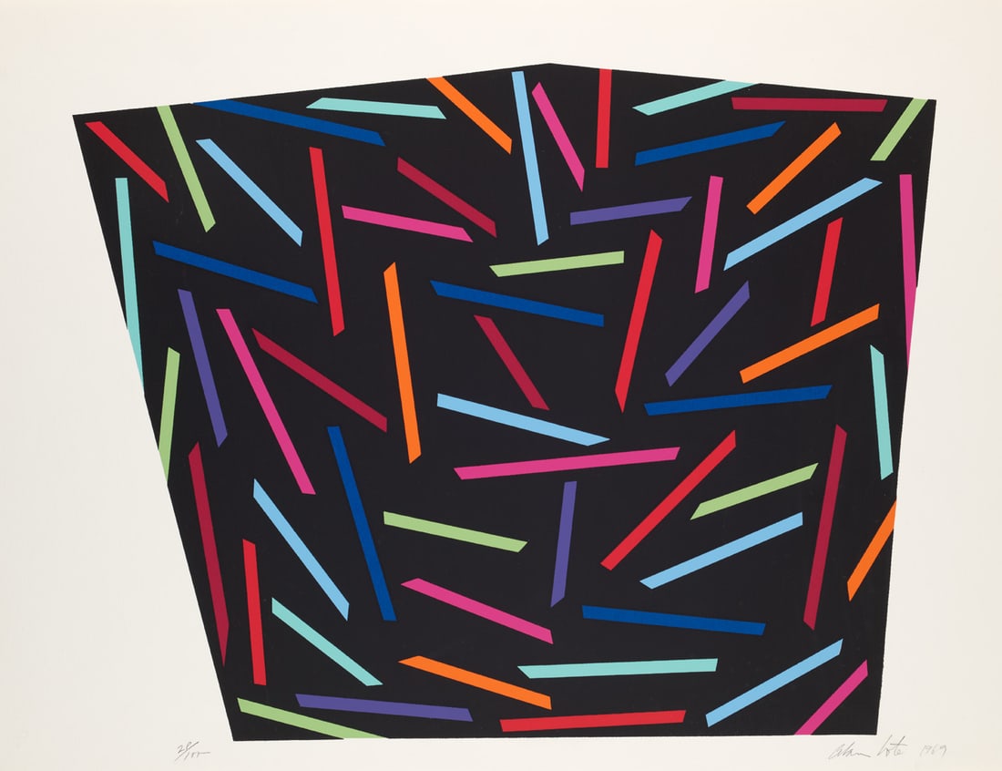 Cote, Alan 1 Farbserigraphie aus: New York Ten (New York l0/69). 1969. Auf leichtem Velinkarton. (1 of 1)