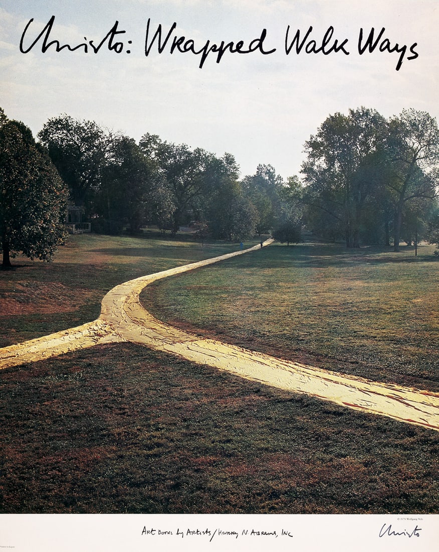 Christo (d. i. Chr. Javacheff) Wrapped Walk Ways, Loose Park, Kansas City, Missouri 1977-78. 1980. (1 of 1)