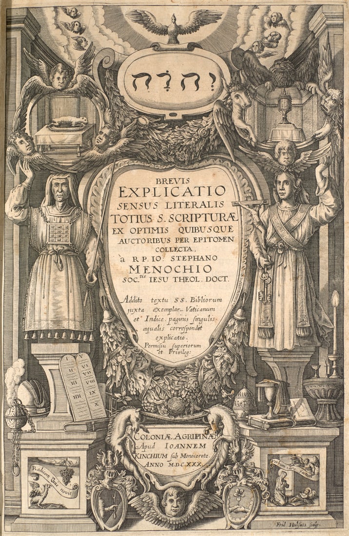 Menochio, Giovanni Stefano Brevis Explicatio Sensus Literalis Totius S. Scripturae Ex Optimis (1 of 1)