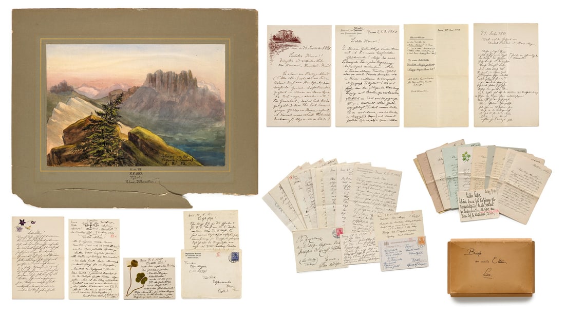 Haeckel, Ernst Sammlung von 76 eigenhändigen Briefen, Billets und Postkarten an Tochter (1 of 4)
