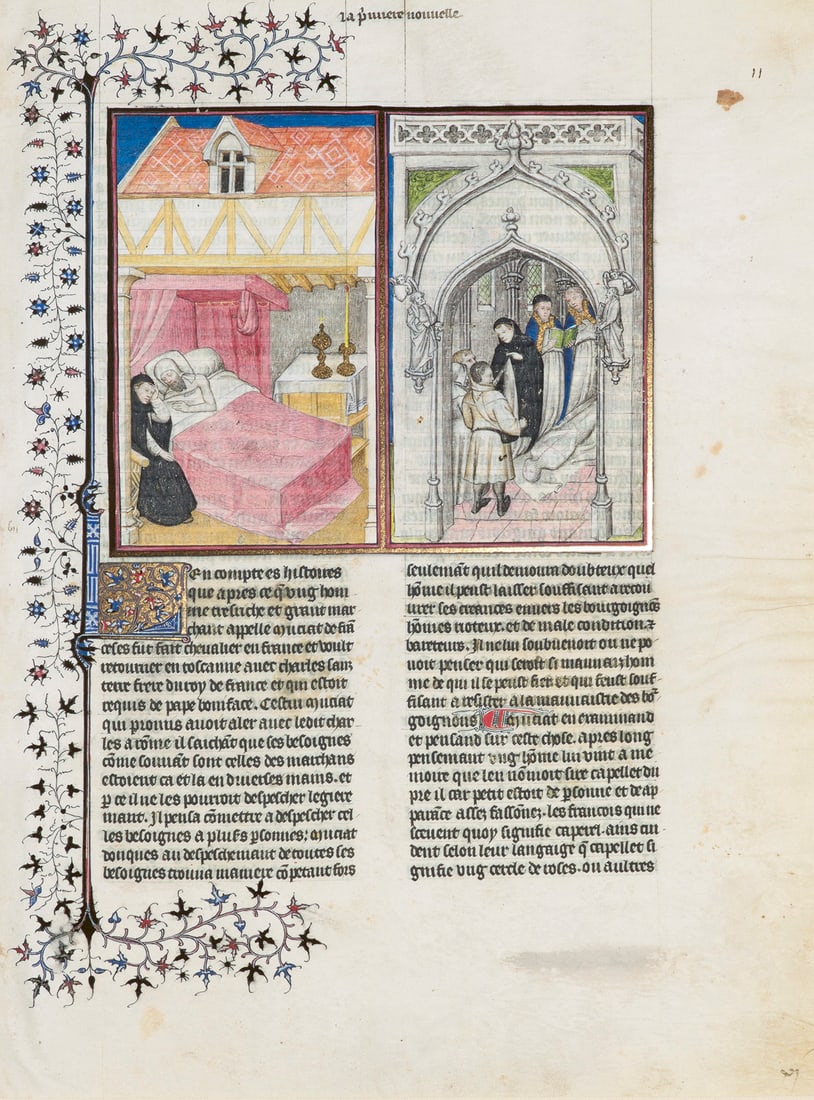 Boccaccio, Giovanni Decameron. Teilfaksimile der Biblioteca Apostolica Vaticana, Cod. Pal. lat. (1 of 2)