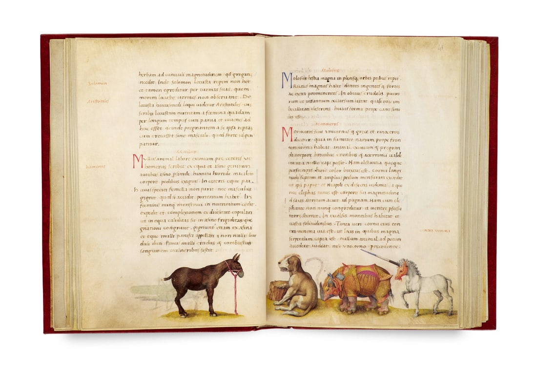 Das Tierbuch des Petrus Candidus. Faksimile des Codex Urbinas latinus 276 aus der Biblioteca (1 of 2)